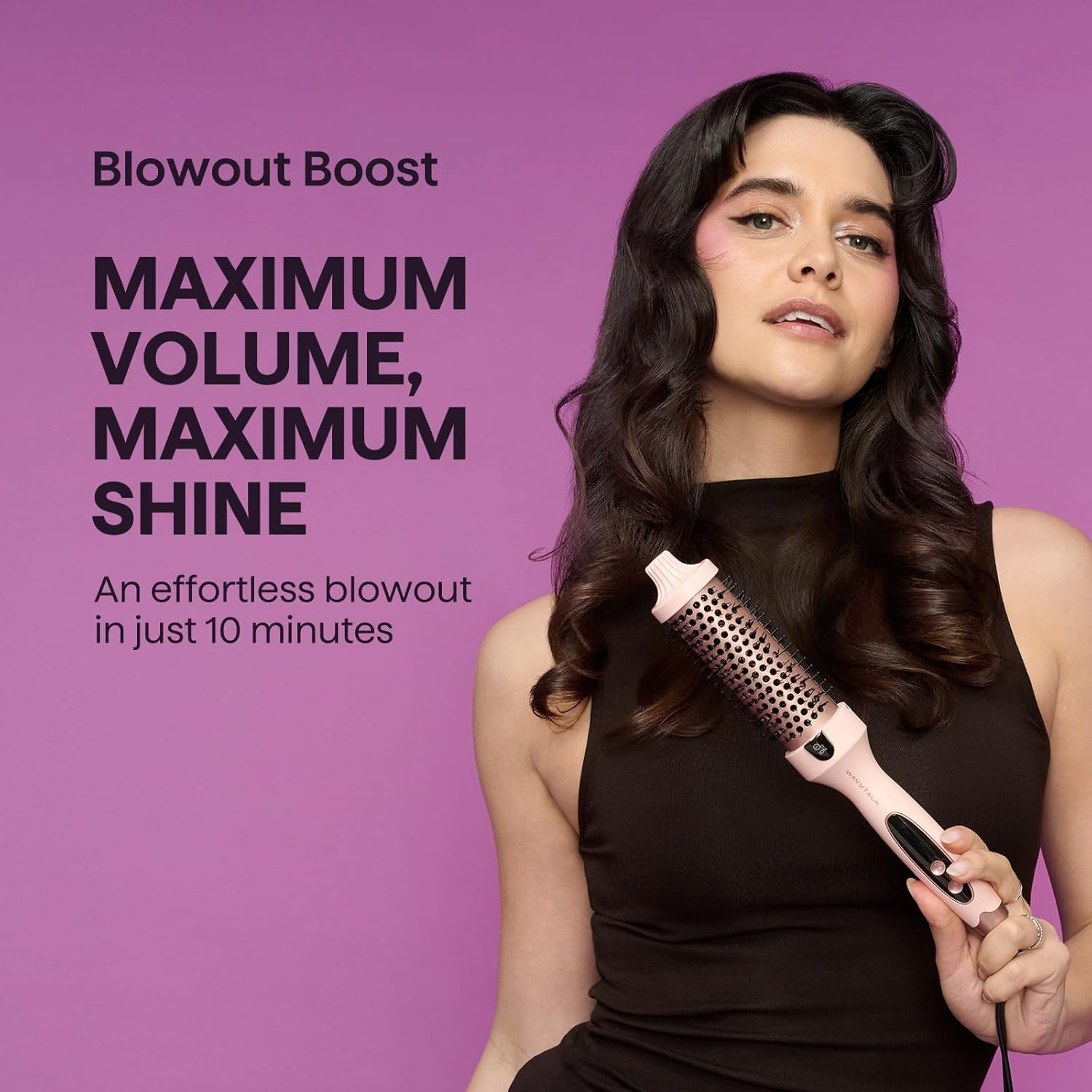 Wavytalk Blowout Express Ionic Hot Air Brush  1.5 Inch