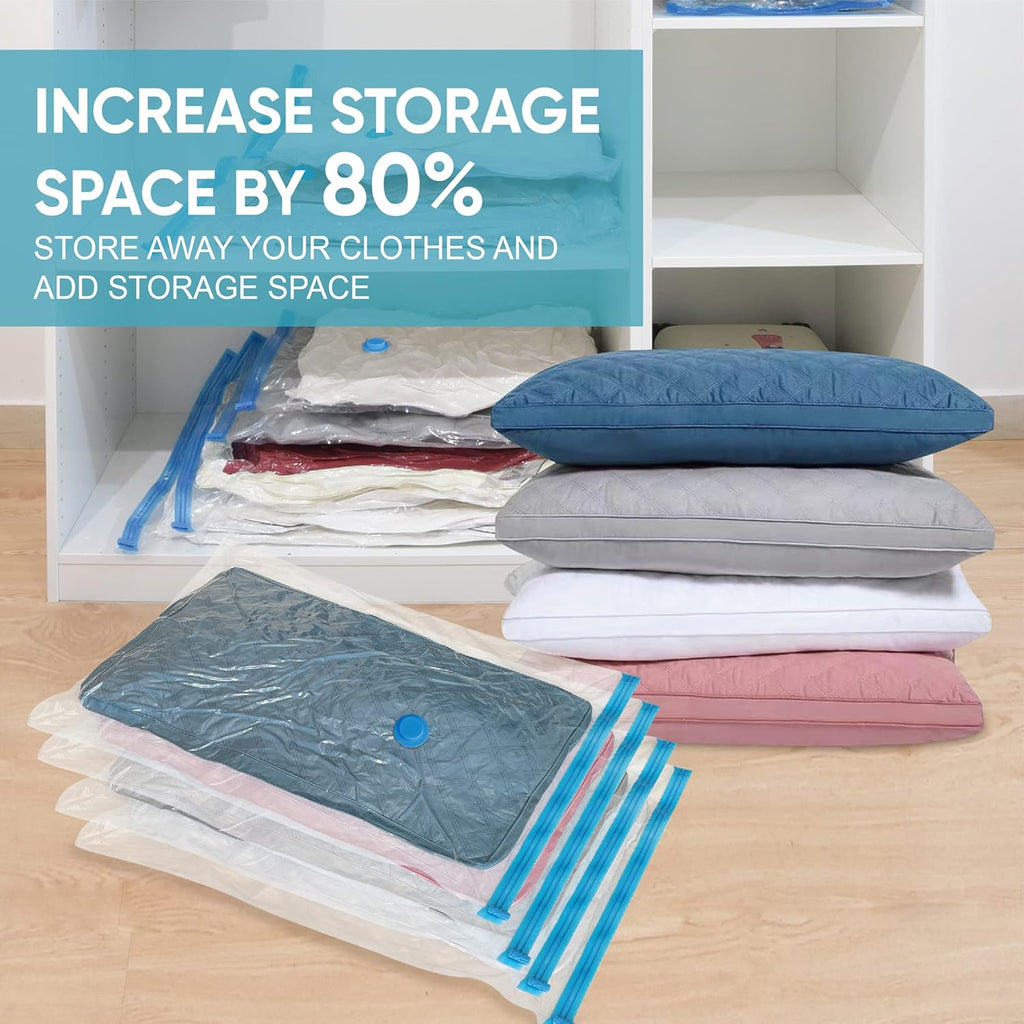 15 Jumbo Vacuum Storage Bags with Electric Pump