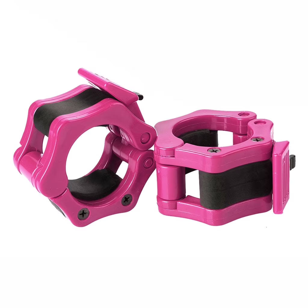 Barbell Clamps 2 inch, Heavy Duty Exercise Collars 2" Quick Release Pair of Locking Pro Olympic Weight Bar Plate Locks Collar Clips for Workout Weightlifting Fitness Training