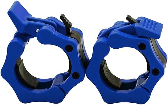 Barbell Clamps 2 inch, Heavy Duty Exercise Collars 2" Quick Release Pair of Locking Pro Olympic Weight Bar Plate Locks Collar Clips for Workout Weightlifting Fitness Training