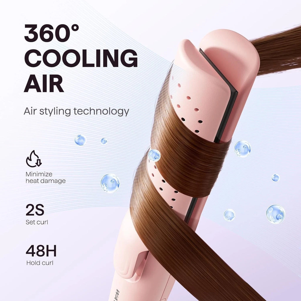 Wavytalk Airflow Styler Whirlwind Curl, Hair Straightener and Curler 2 in 1