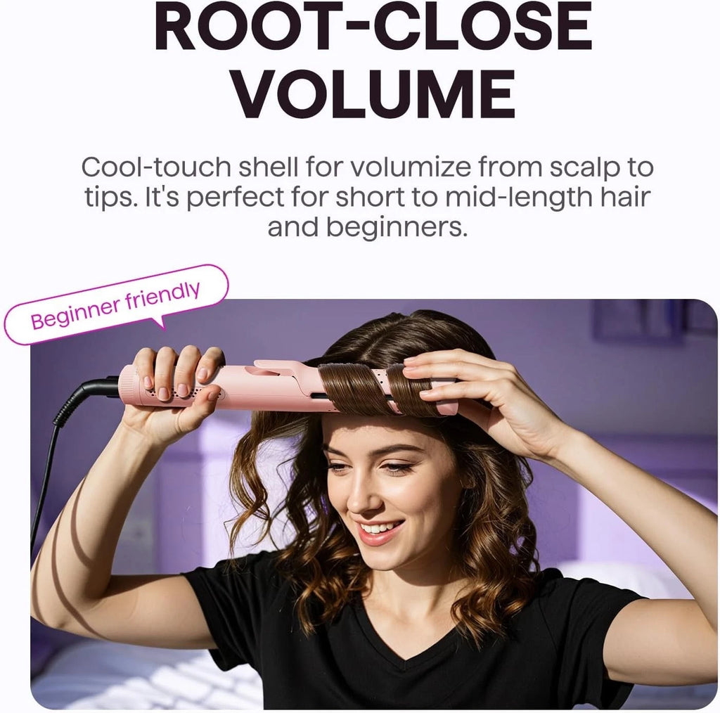 Wavytalk Airflow Styler Whirlwind Curl, Hair Straightener and Curler 2 in 1